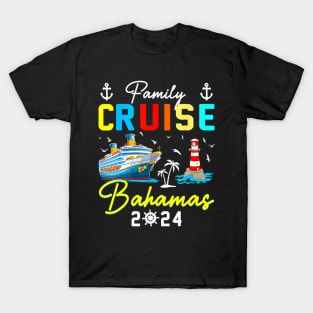 Family Cruise Squad Bahamas 2024 Summer Vacation T-Shirt